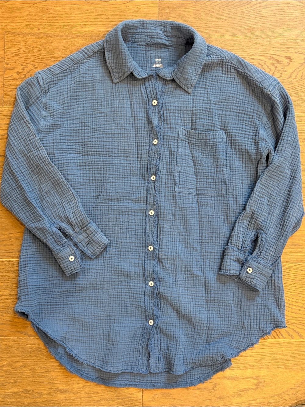 Aerie Gauze Button-Up Shirt